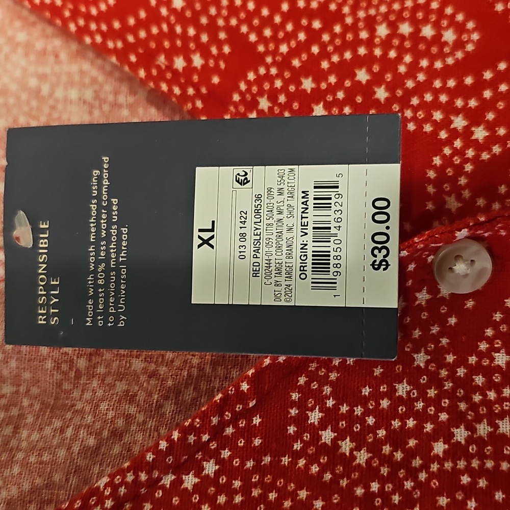 Universal Thread Red Star Dress - Picture 3 of 5